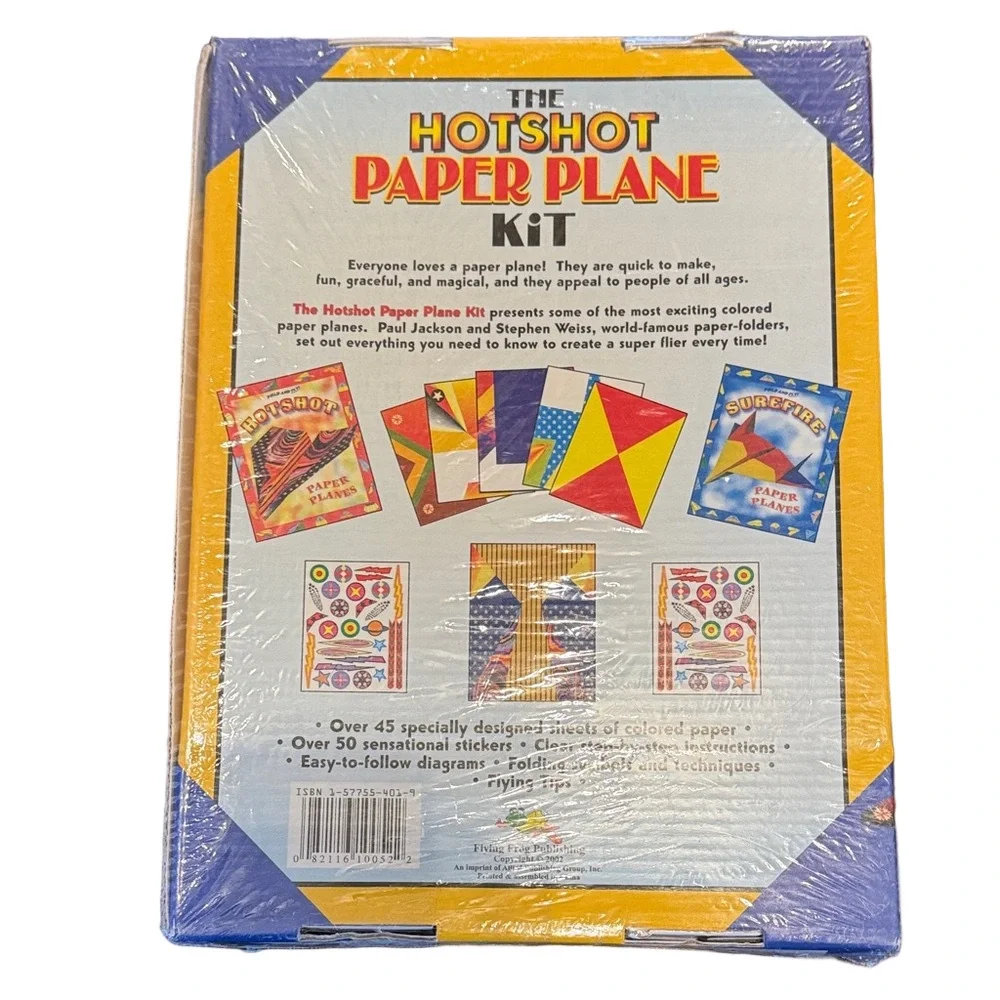 The Hotshot Paper Plane Kit Step by Step Instructions NWT